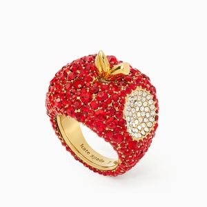 Kate Spade Apple Pave Ring Size 5